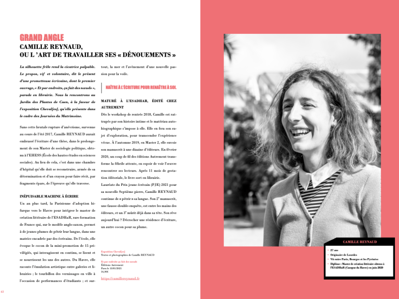 Portrait dans la revue Normandie&nbsp;Sup